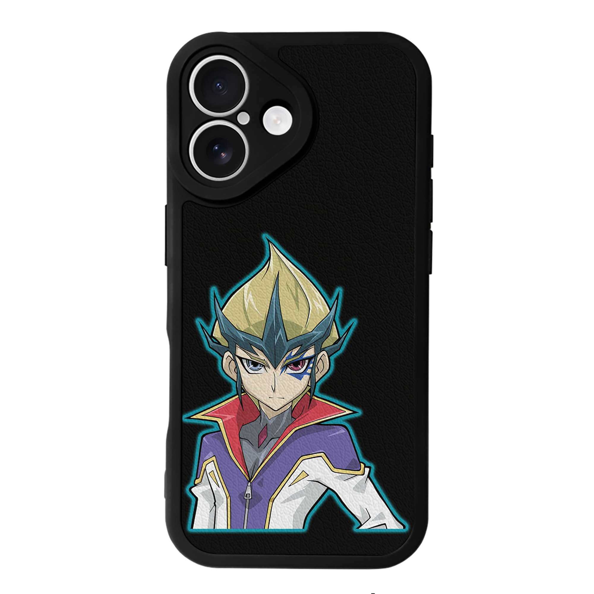 遊☆戯☆王 Yu-Gi-Oh! 【iPhone 16シリーズ対応】シリコンスマホケース（レザー調） 材質：シリコン